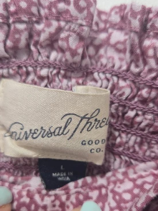 Universal Thread Dusty Lavender Ruffle-Strap Tiered Maxi Dress - Picture 2 of 5